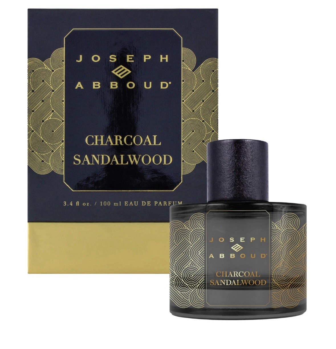 Charcoal Sandalwood By Joseph Abboud— Eau de Parfum, 3.4 fl. oz, for Men NEW