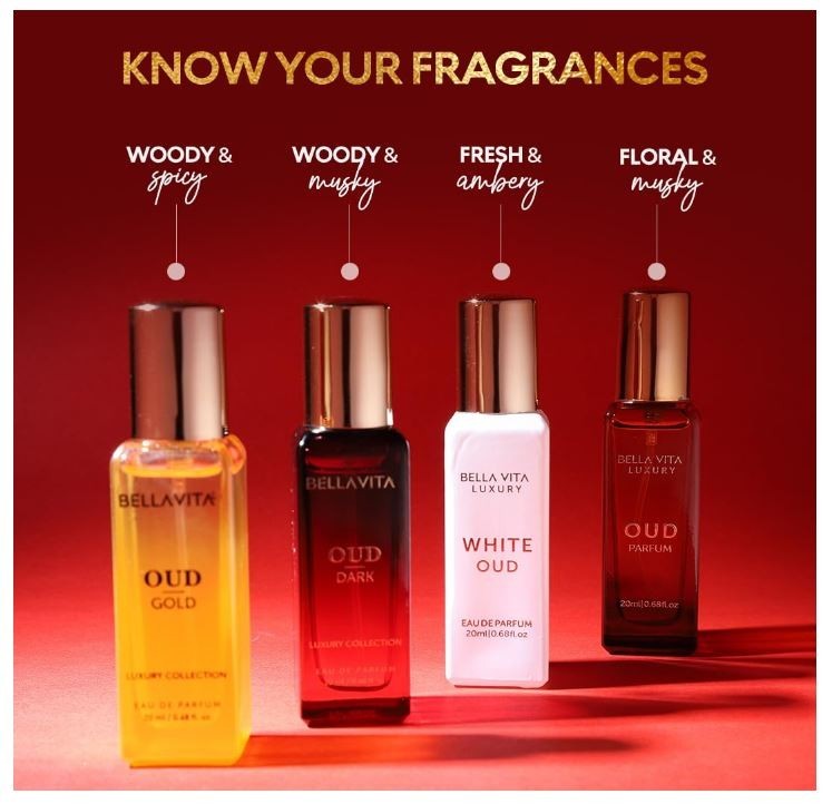 BELLAVITA Luxury OUD Experience Gift Set of Premium Arabic Unisex Perfumes