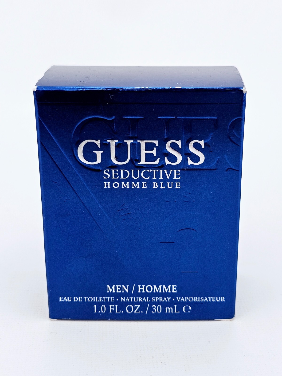Guess Mens Seductive Homme Blue Eau De Toilette 1.0 oz EDT New SEALED Box