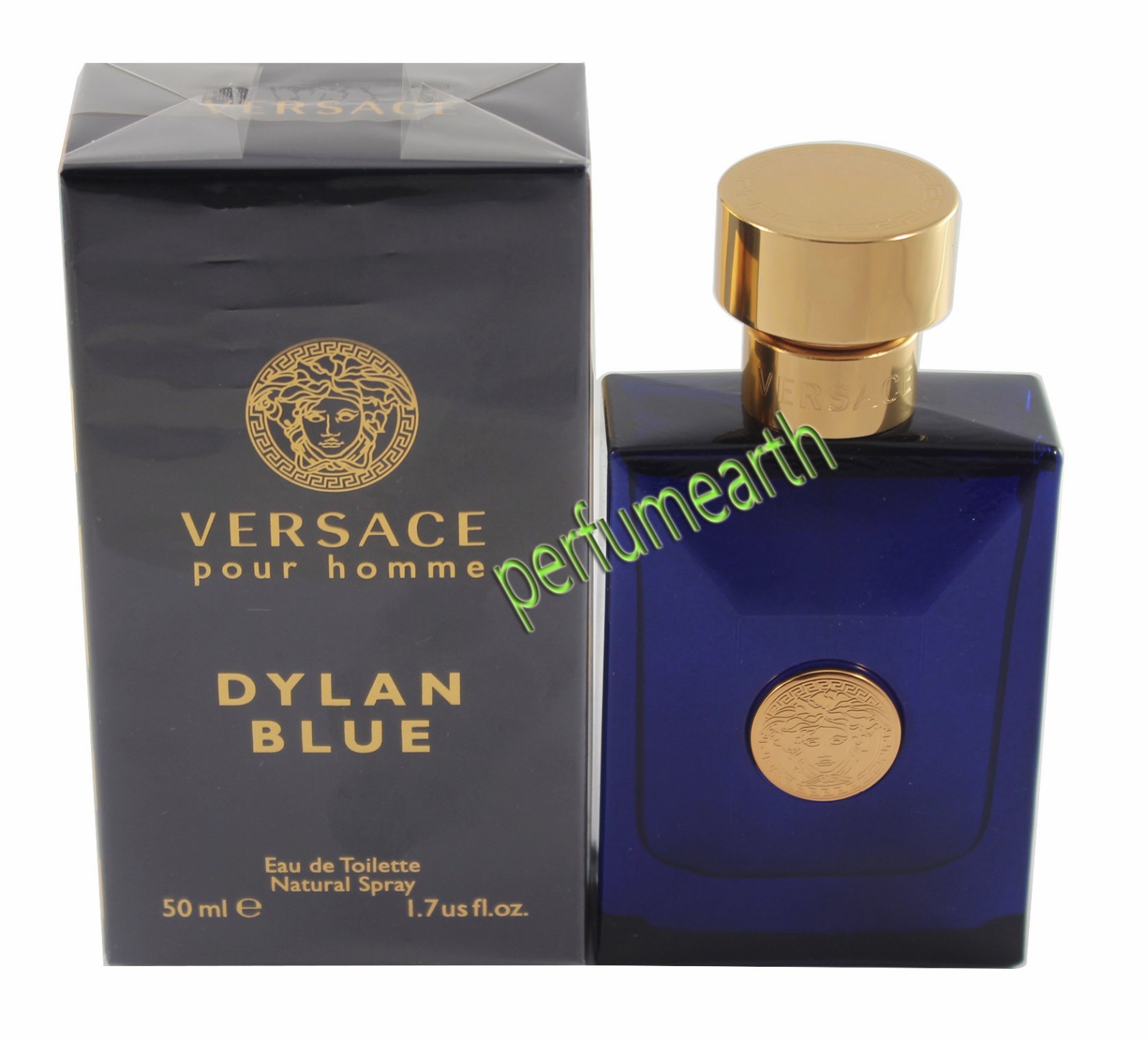 Versace Pour Homme Dylan Blue1.7/1.6 oz /50 ml Men’s Edt Spray New In Box