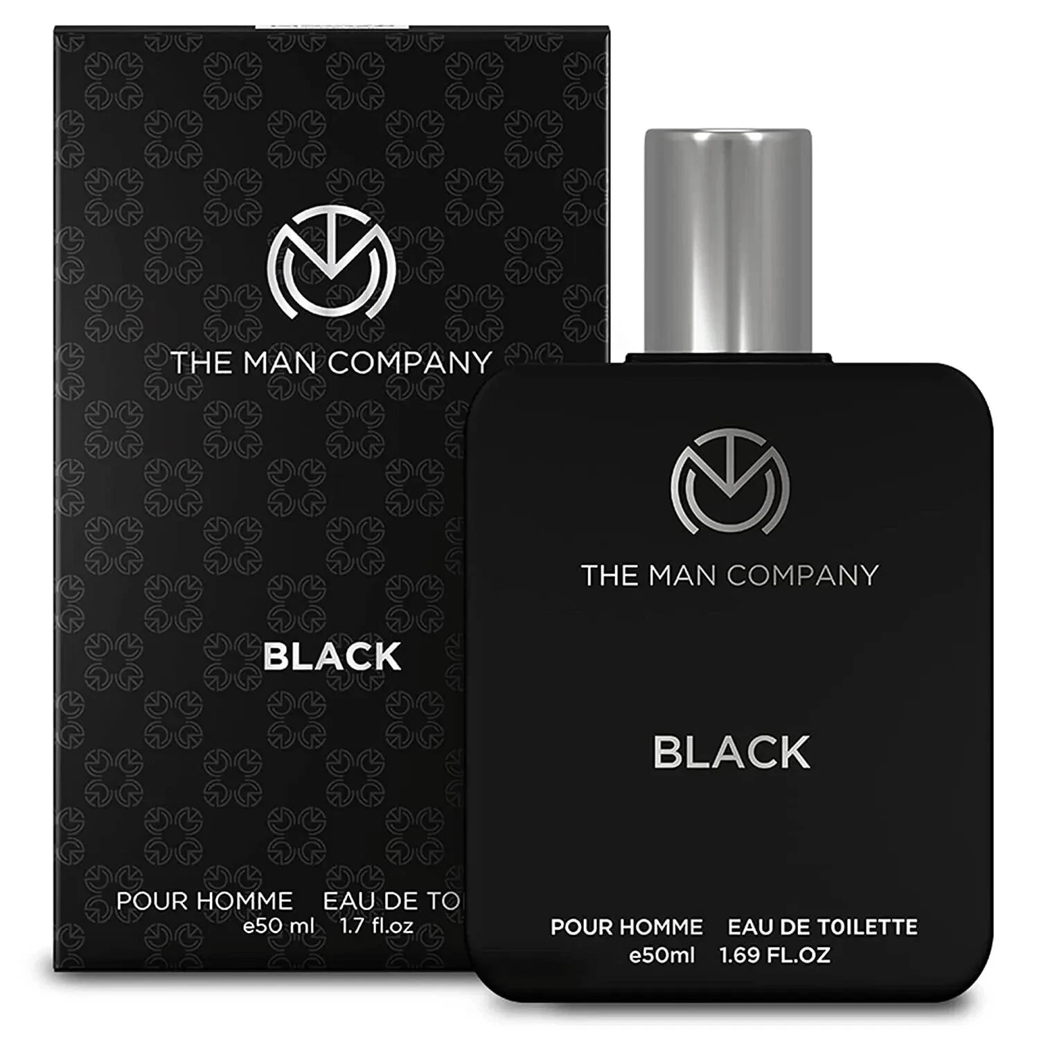 The Man Company Black EDT Perfume For Men Premium Long Lasting Fragrance 50 ML