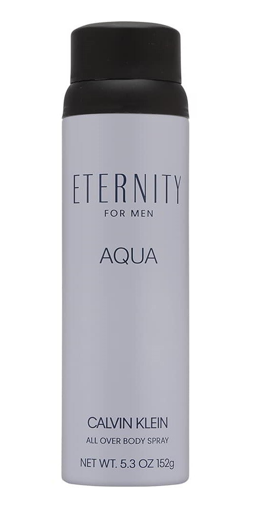 ETERNITY AQUA by CALVIN KLEIN for Men ALL OVER BODY SPRAY 5.4 oz 152g NEW IN CAN