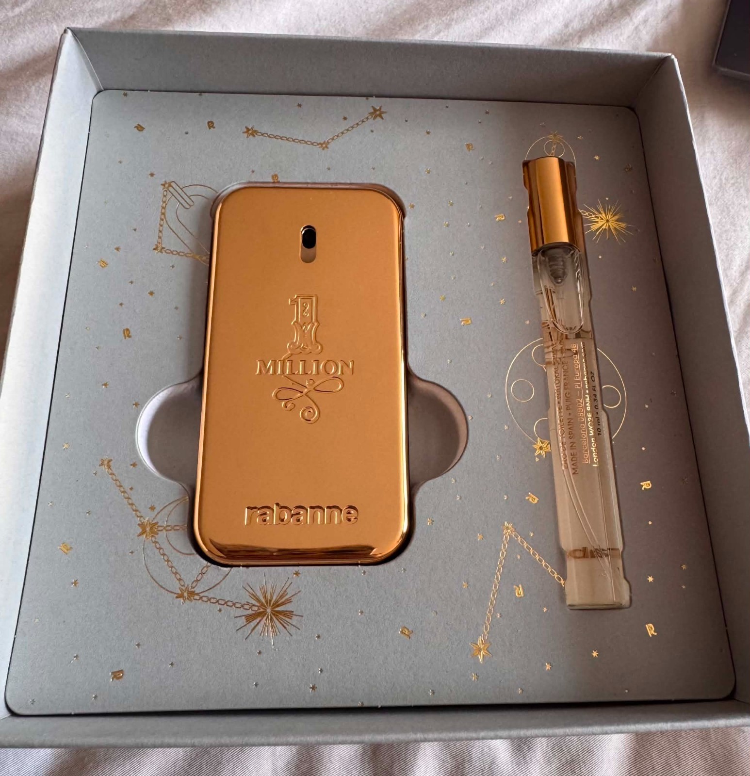 Paco Rabanne 1 Million Eau De Toilette Father’s Day Gift Set 1.7 & 0.34 Fl oz