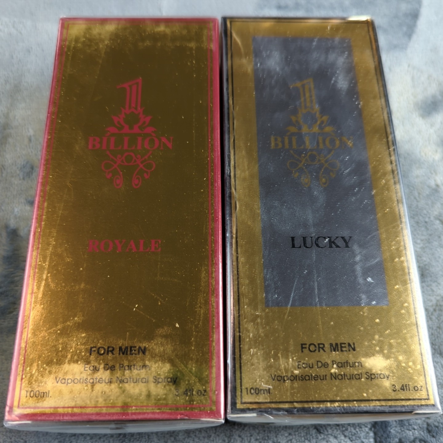 One Billion Royale & Lucky by Secret Plus Eau de Parfum EDP for Men 3.4 oz