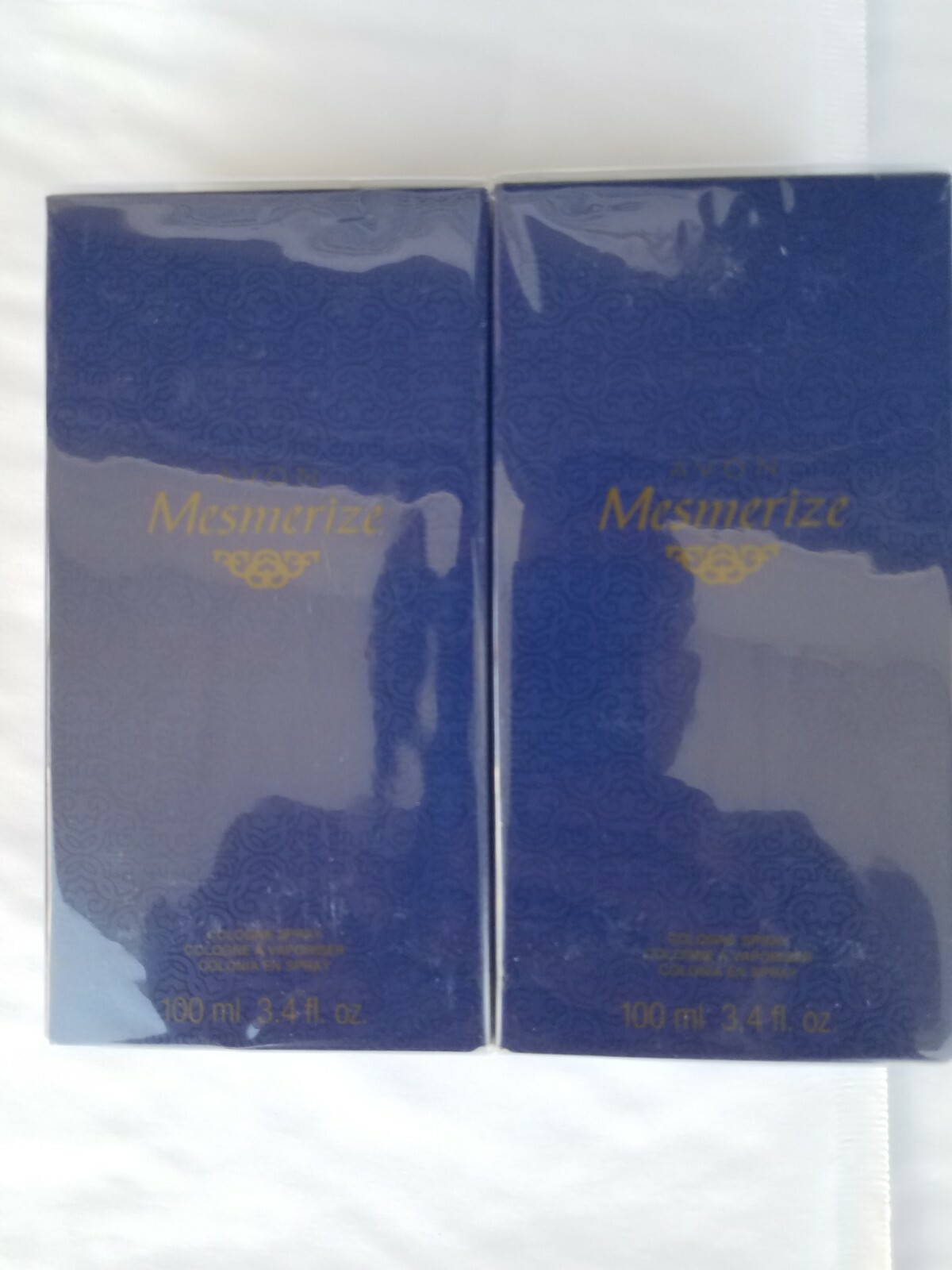 2 pack Avon Mesmerize Colgne Spray 3.4 fl oz each Sealed