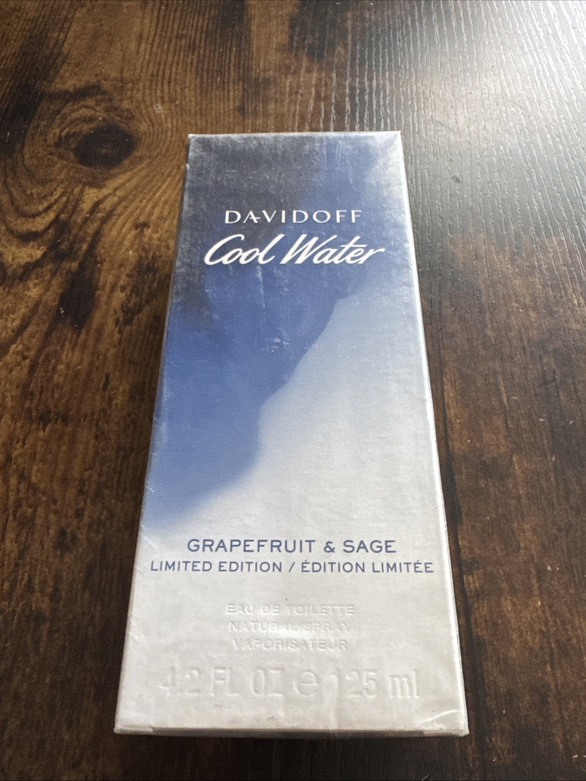 Davidoff Cool Water GrapeFruit Sage Eau De Toilette Spray 4.2 oz NEW SEALED