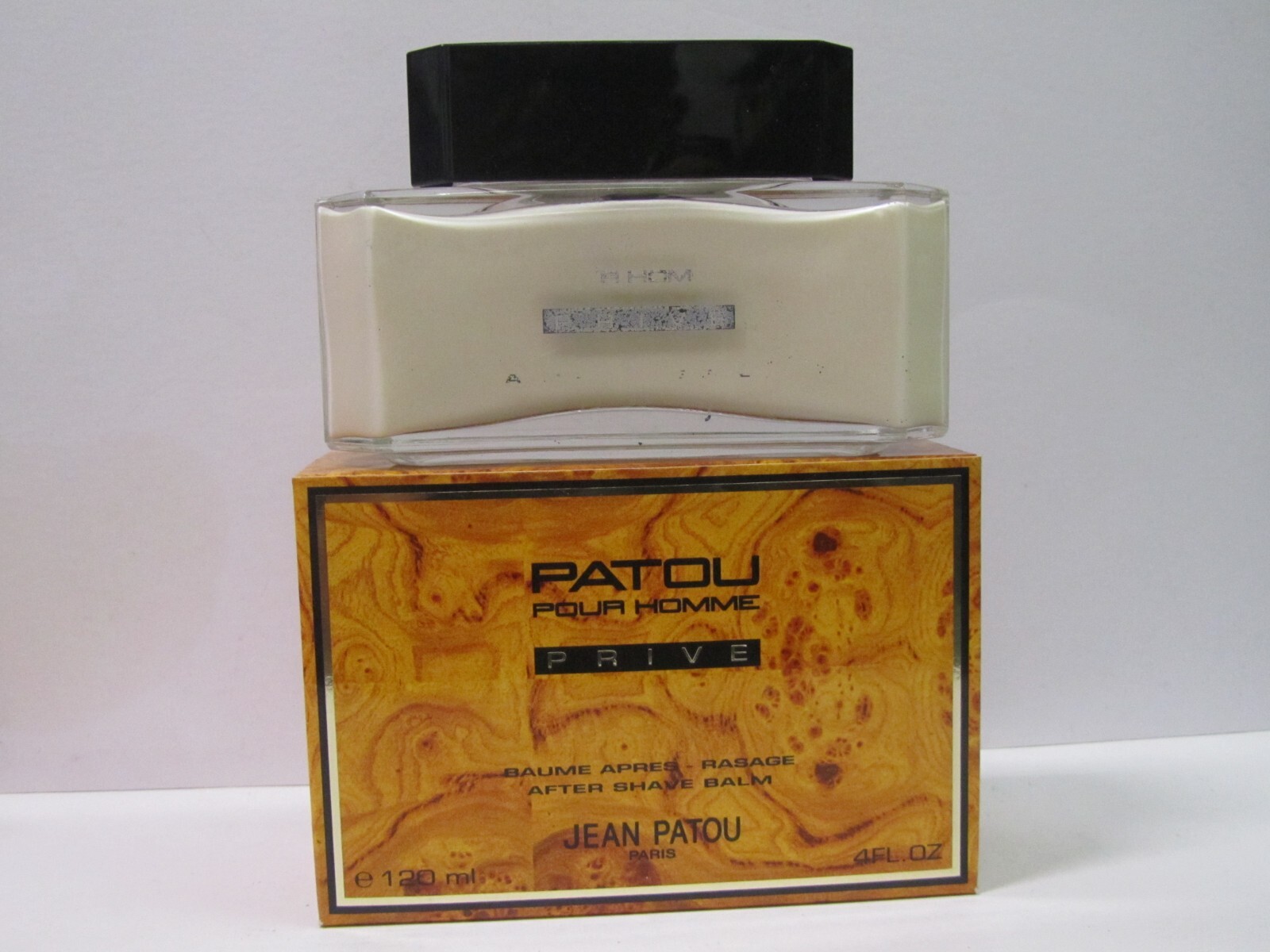 Patou Pour Homme Prive For Men 4 oz After Shave Balm New In Box