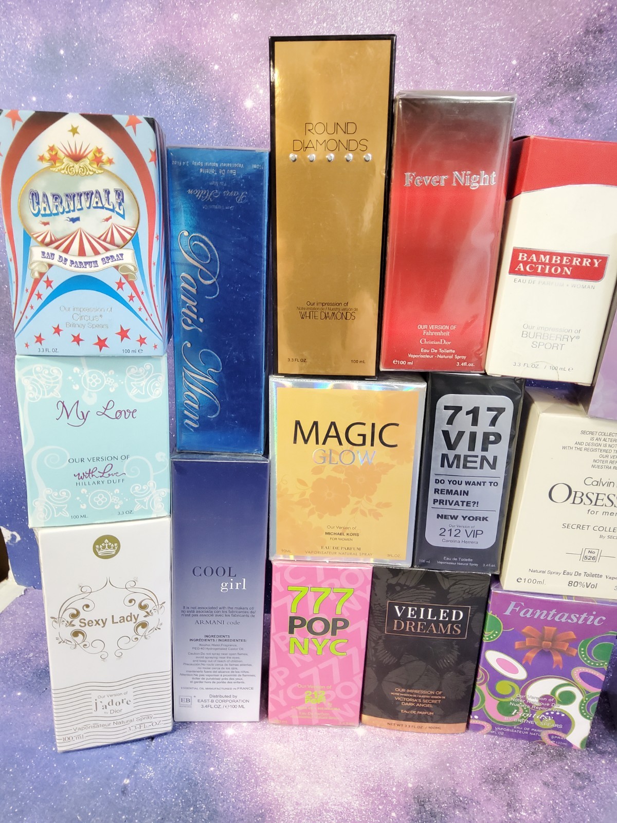 Wholesale Mixed Lot Of EDT Or EDP Perfumes Lot 22 Pieces Mens &Women’s Perfumes