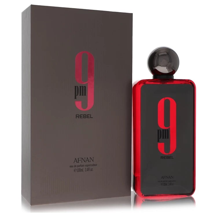 Afnan 9 PM Rebel 3.4 oz Eau de Parfum Spray for Men – New In Box