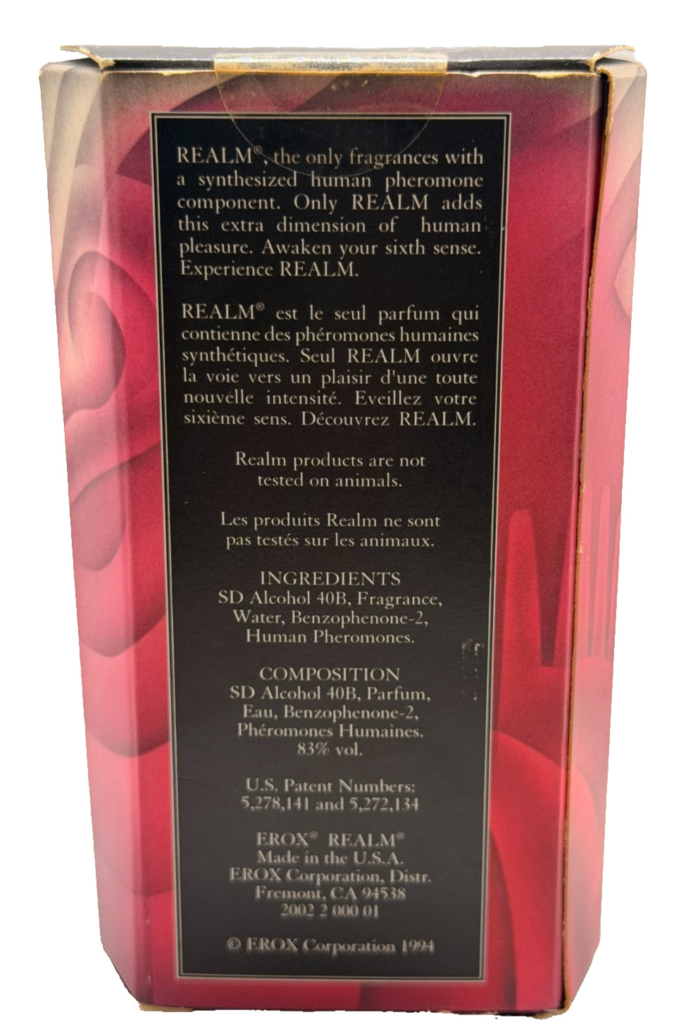 Erox Realm 1.7oz Men’s EDC Spray * RARE & DISCONTINUED *