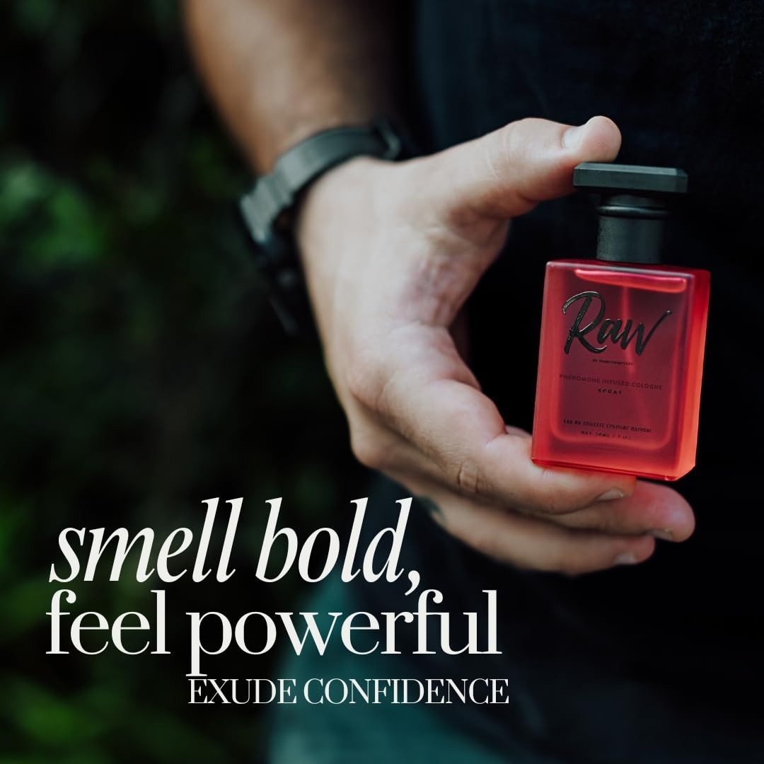 RawChemistry Men’s Cologne Spray with Pheromones – Eau de Toilette 1 fl oz