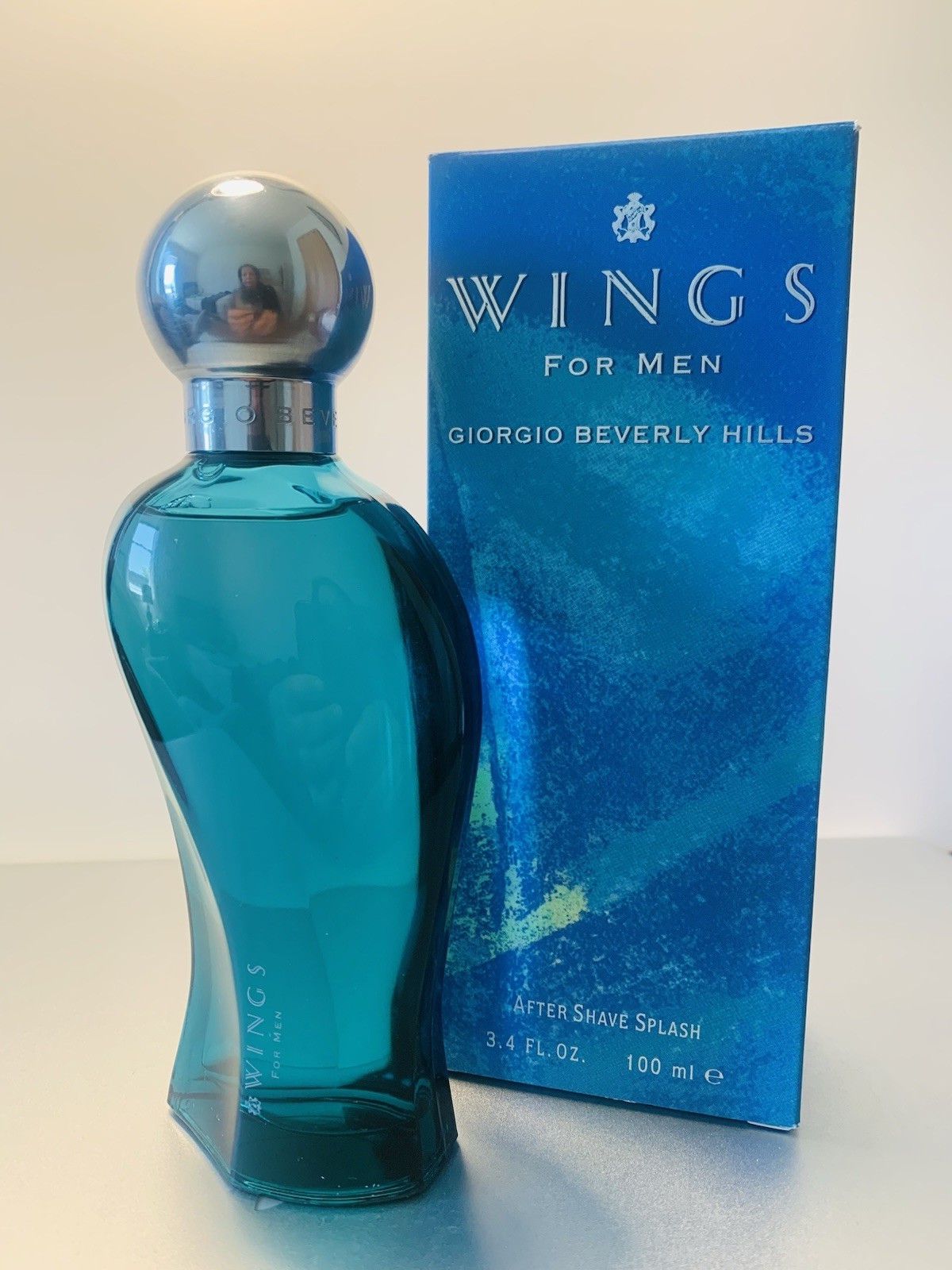 WINGS FOR MEN 3.4 Oz AFTER SHAVE SPLASH BY GEORGIO BEVERLY HILLS