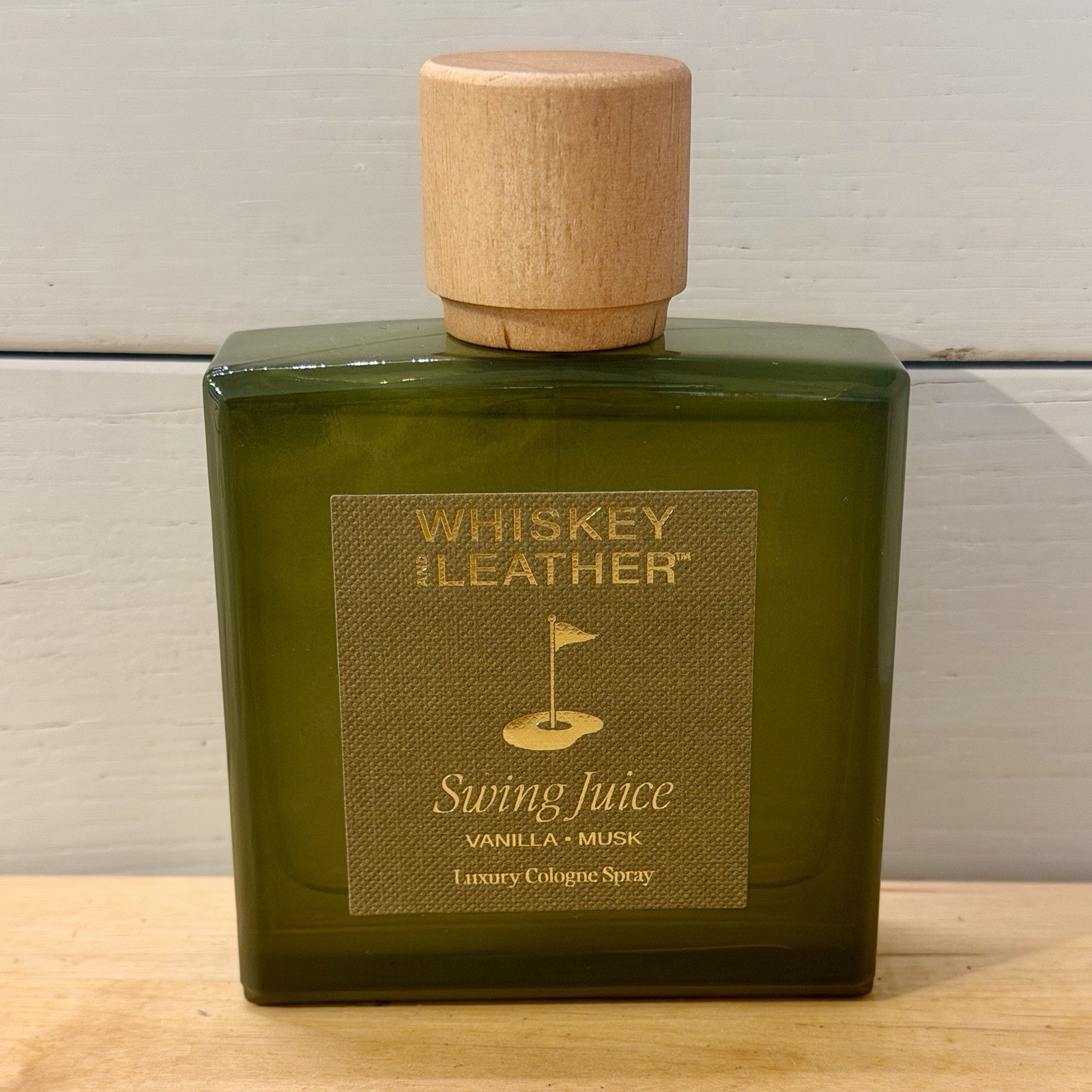 WHISKEY AND LEATHER Swing Juice Eau De Cologne Sand + Fog Mens Fragrance 3.38 oz