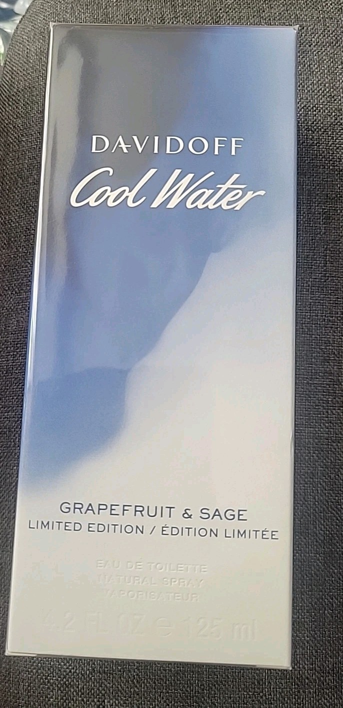 Davidoff Cool Water Grapefruit & Sage 4.2 OZ. EDT Spray NIB SEALED