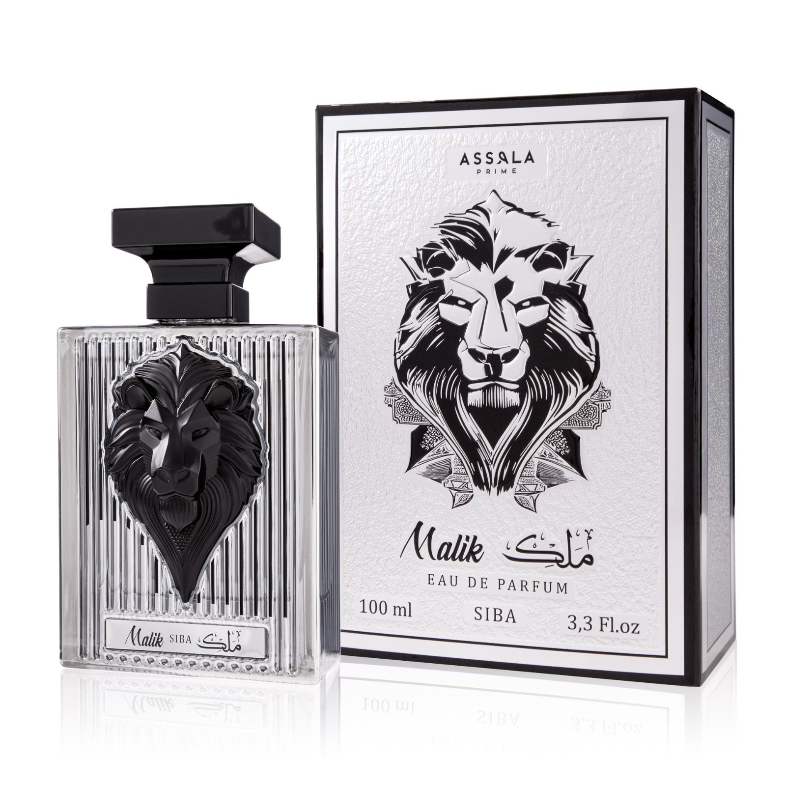 Assala Prime MALIK SIBA Eau De Parfum 3.4FL / 100ML Unisex – Fresh Spicy, Powder