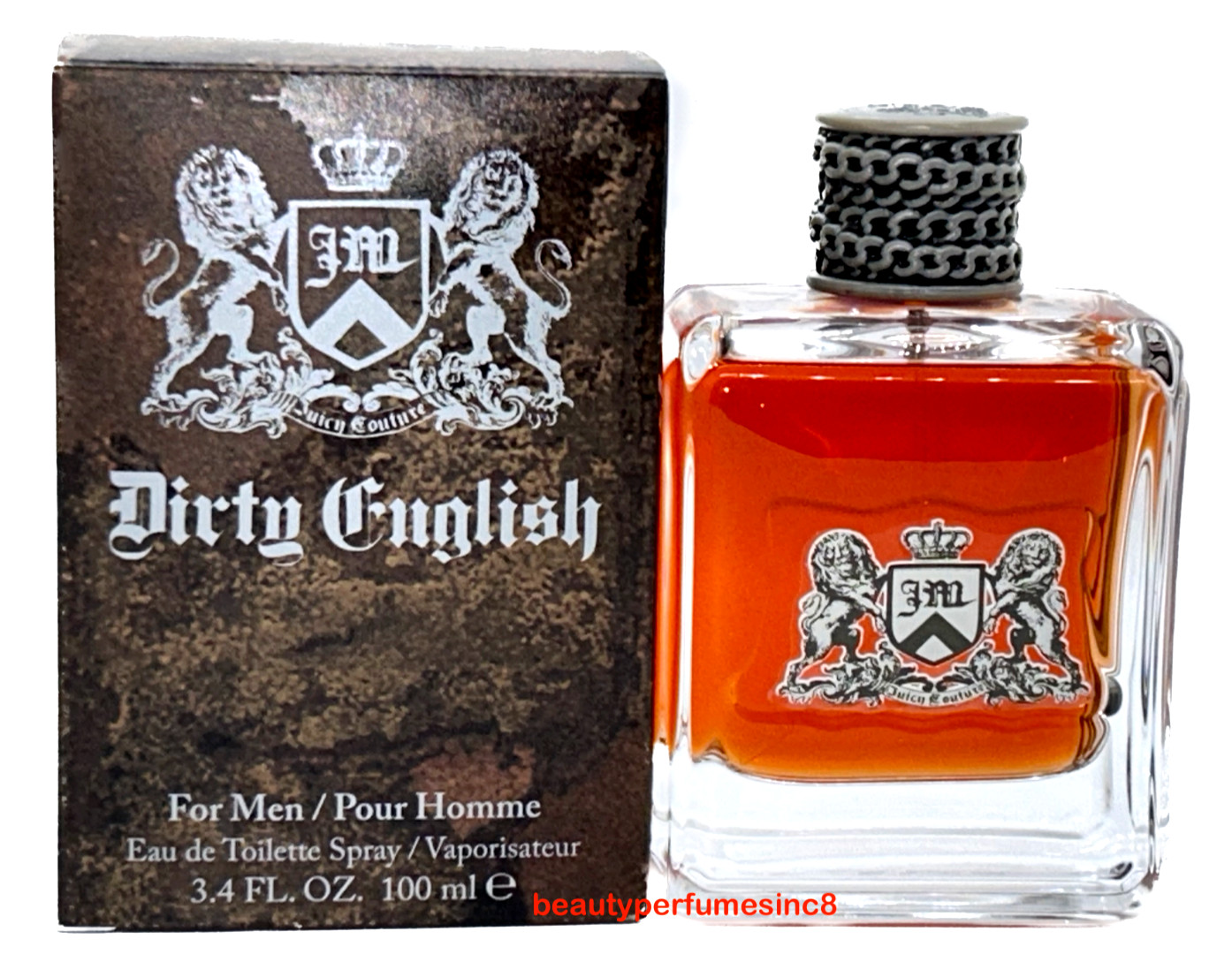 Dirty English by Juicy Couture for Men 3.4oz EDT Perfume Spray New in Box