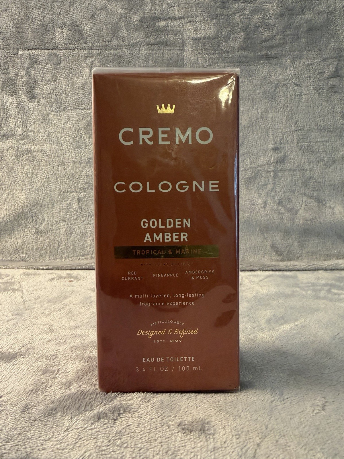 Cremo Golden Amber Men’s Cologne 3.4oz