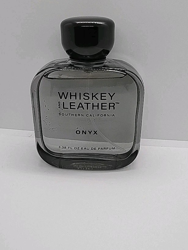 Whiskey And Leather Onyx Eau De Parfum Sand Fog Men’s Cologne Fragrance 3.38oz