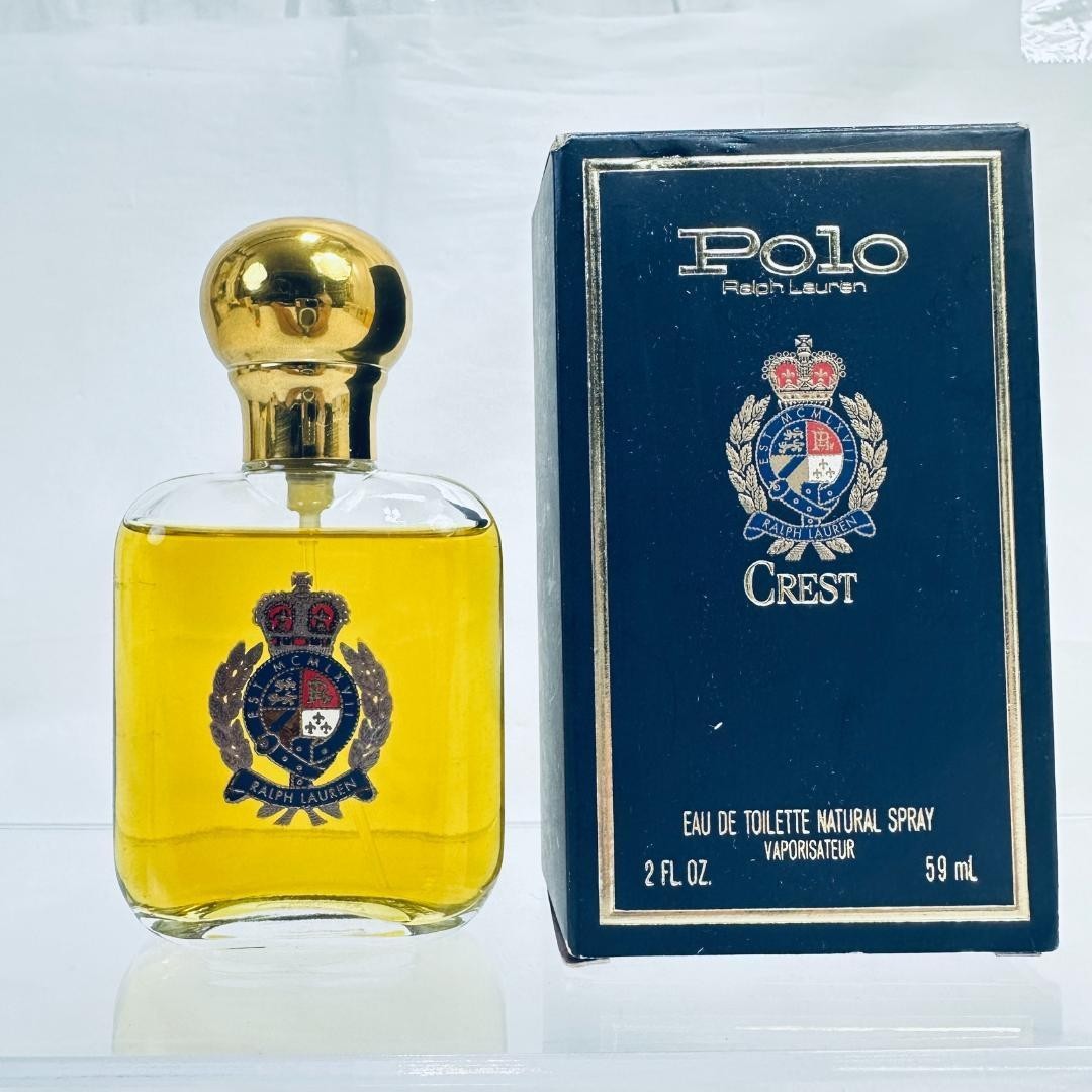 Polo Crest Ralph Lauren Eau de Toilette EDT 59ml / 2 fl. oz. Vintage w/box