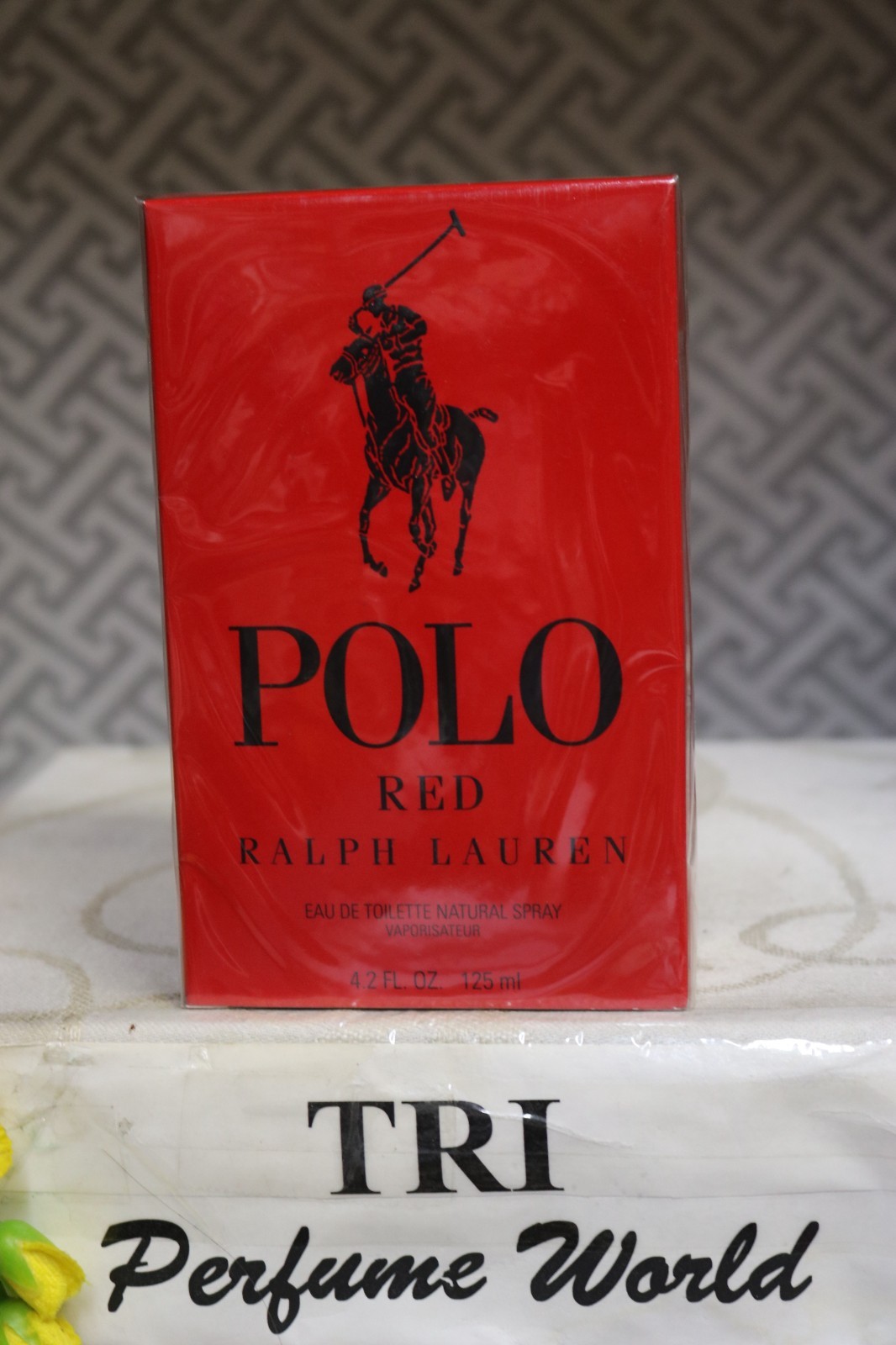 POLO RED Ralph Lauren Eau de Toilette Men Spray 4.2 fl. oz. Sealed Batch 18L7001