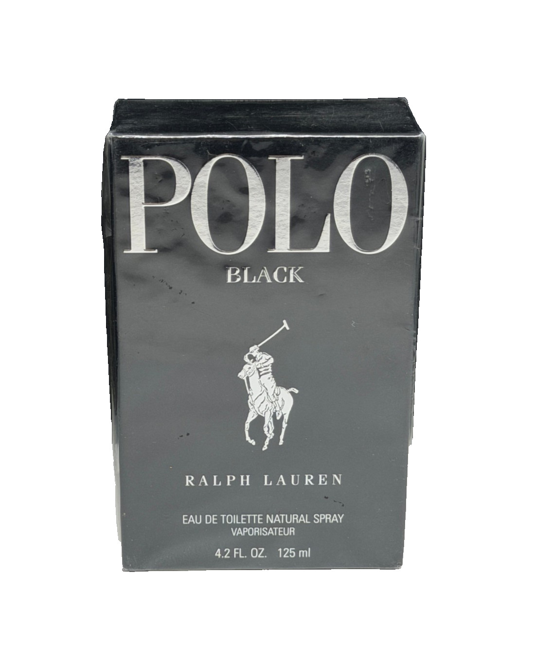 Polo Black Ralph Lauren Eau De Toilette Spray 4.2 oz New In Box