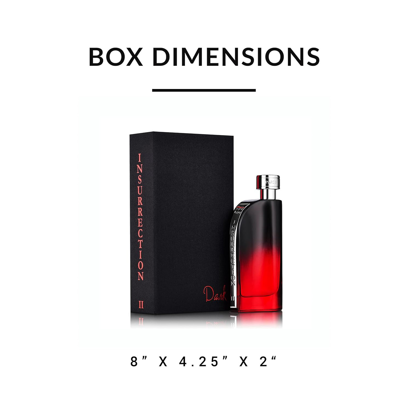 Insurrection Dark Men Eau de Toilette Spray 3.4 Fl Oz Fragrance