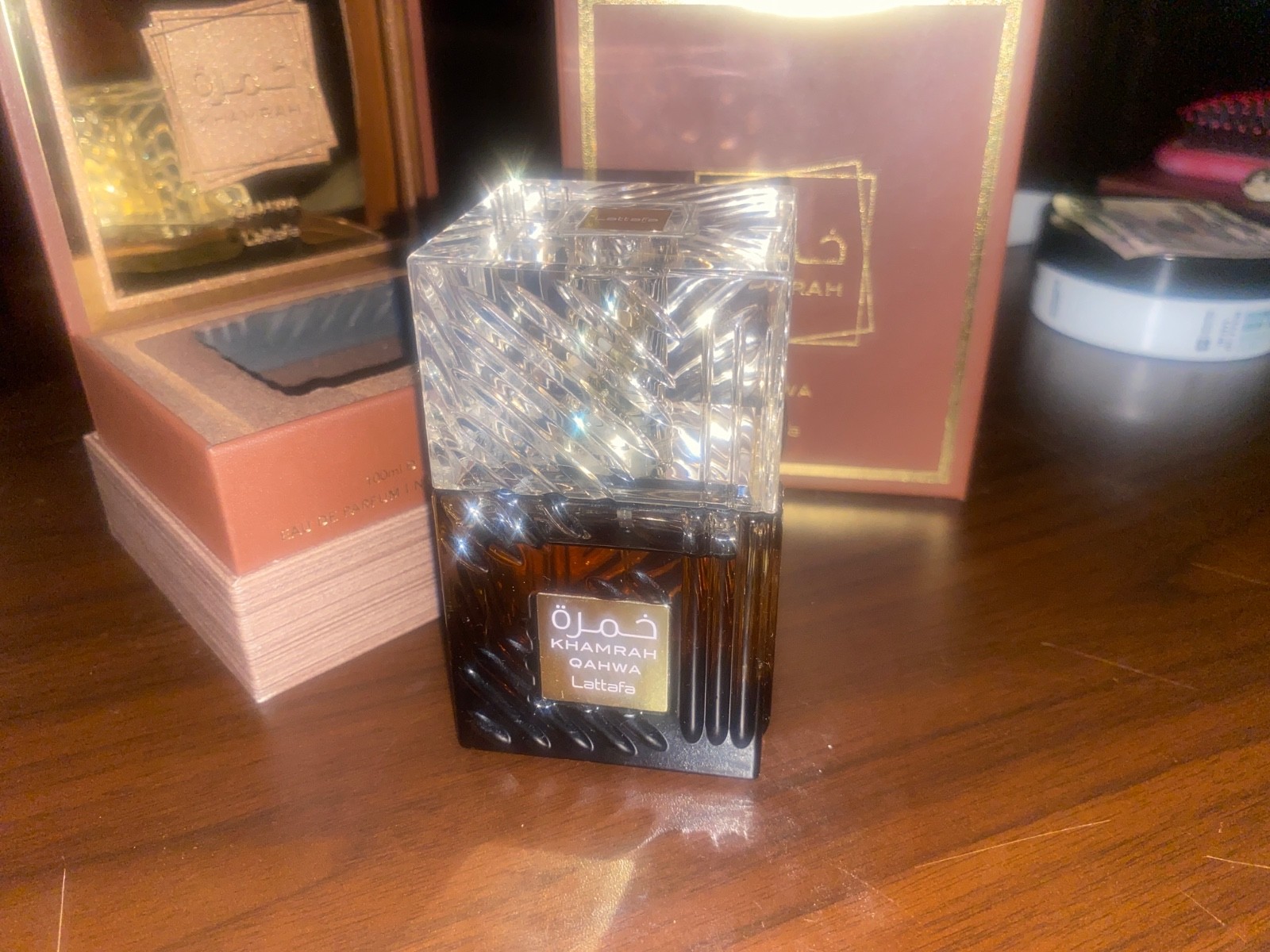 Khamrah Qahwa Eau De Parfum By Lattafa 100ml 3.4 FL OZ .