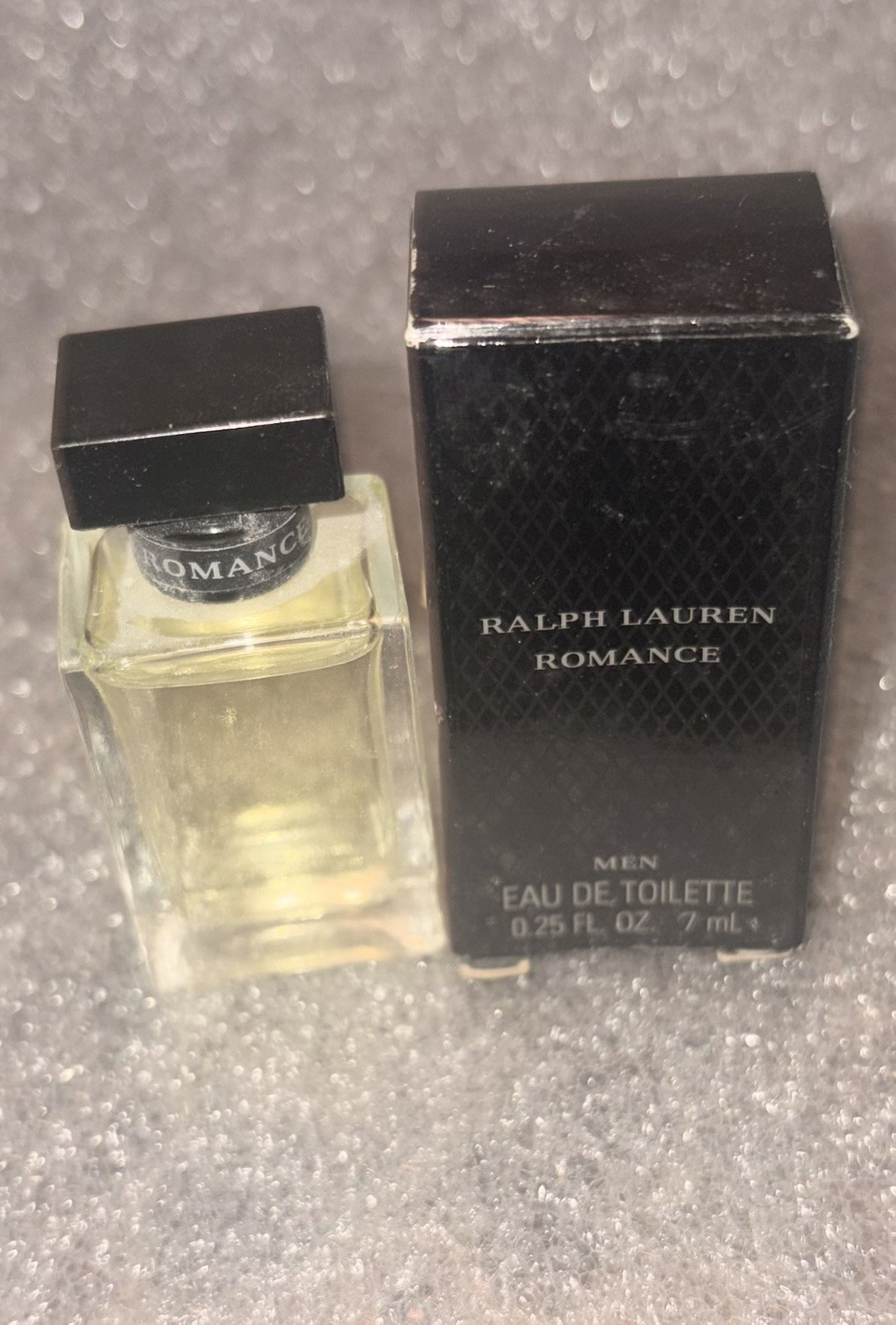 VINTAGE Ralph Lauren Romance For MenEDT Miniature 0.25 oz / 7ml DISCONTINUED