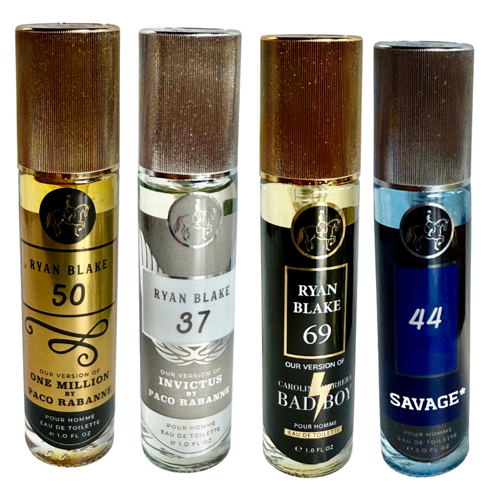 Ryan Blake Spray Perfume Set For Men – 1 oz – Pack of 4