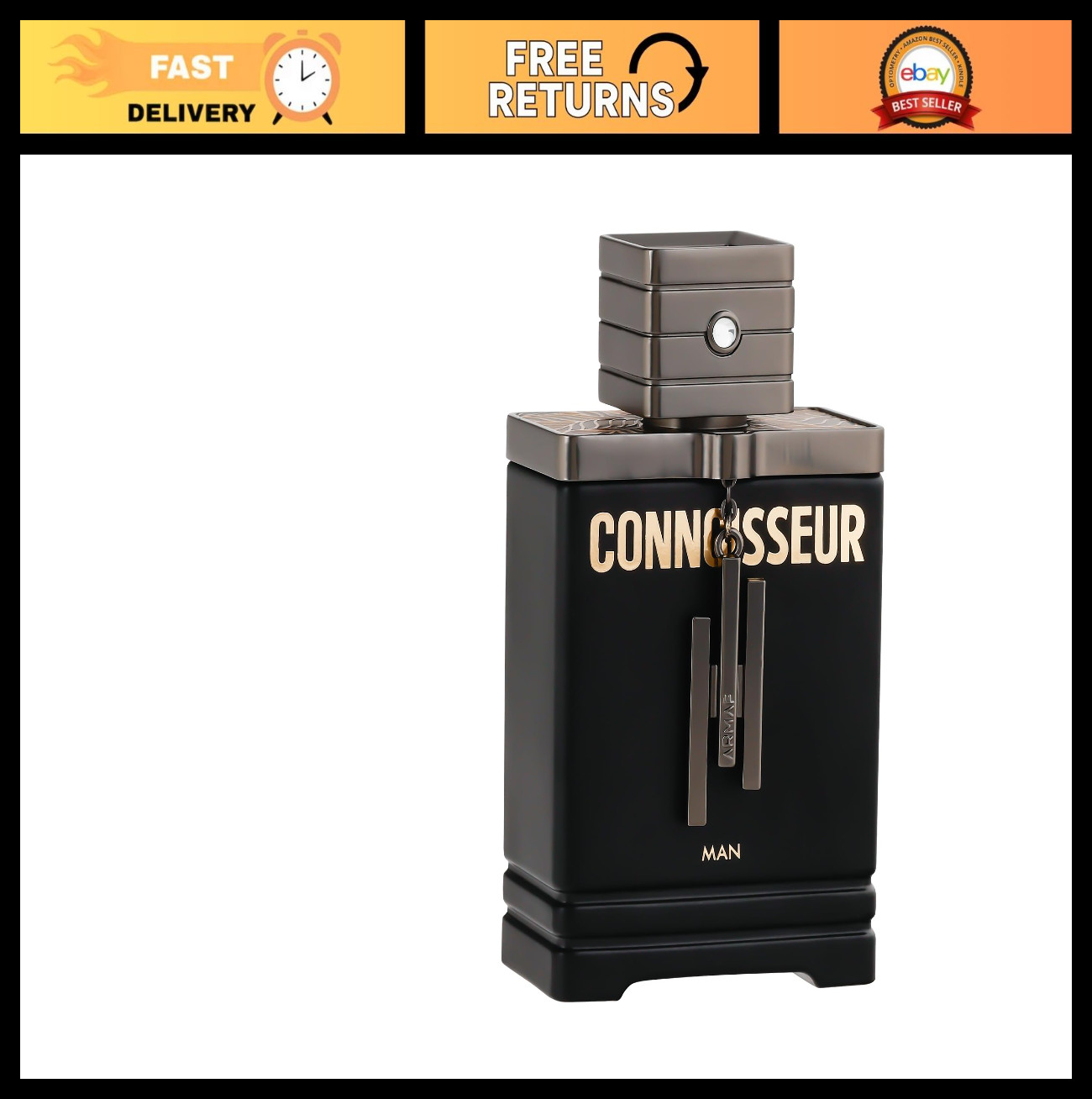 Men’s 3.4 oz Eau de Parfum Spray – Long-Lasting Fragrance, Fresh & Bold Scent
