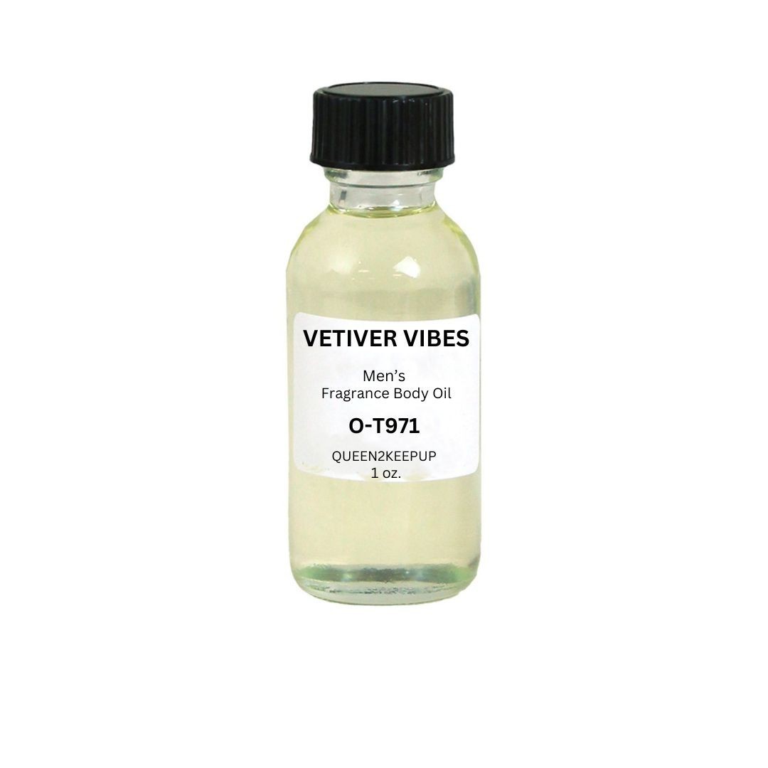 Vetiver Vibes (Men) Body Oil 1 oz Fragrance All Natural Scent