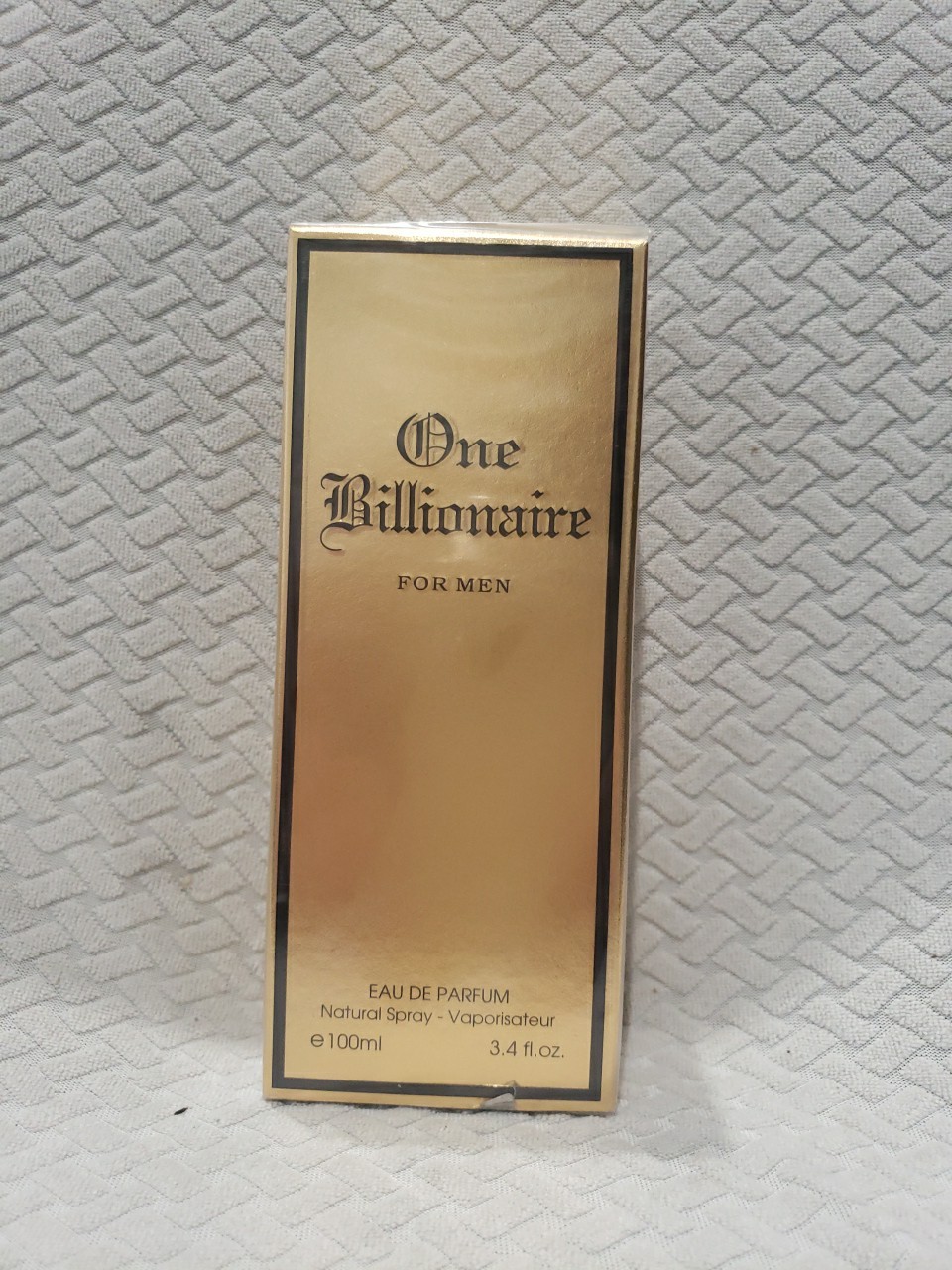 Fragrance Couture ONE BILLIONAIRE For Men NaturalSpray 3.4 Oz / 100 ml NEW!!!