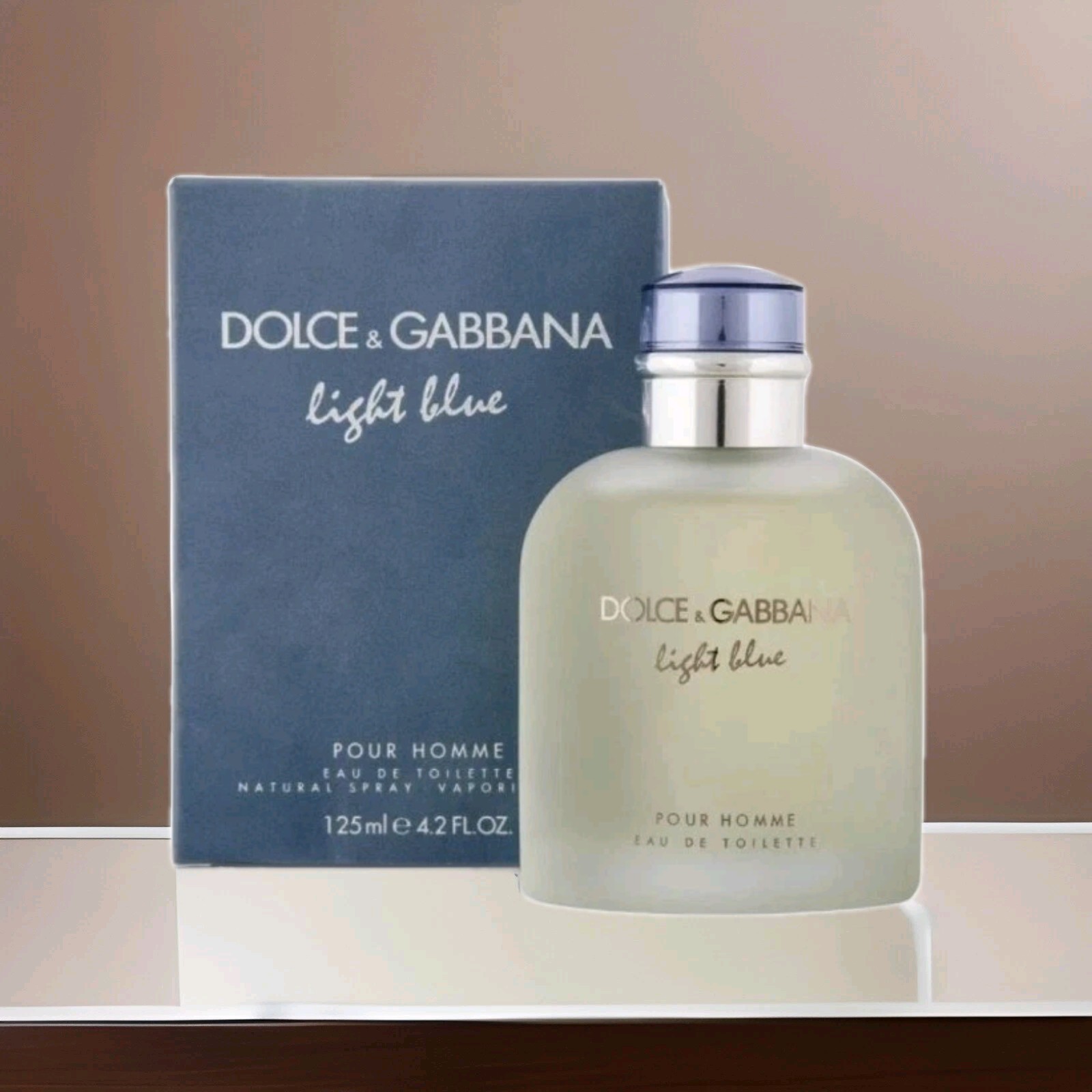Light Blue by Dolce & Gabbana for Men Eau de Toilette Spray 4.2 oz Brand New