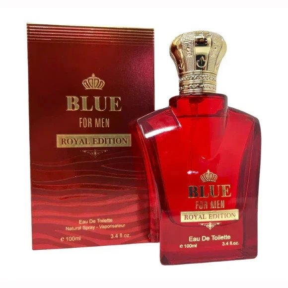 Blue for Men Royal Edition 3.4 oz Eau de Parfum Long Lasting Fragrance