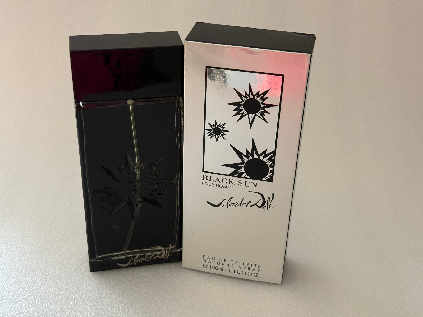 Salvador Dali BLACK SUN Pour Homme 3.4 oz Eau De Toilette Spray
