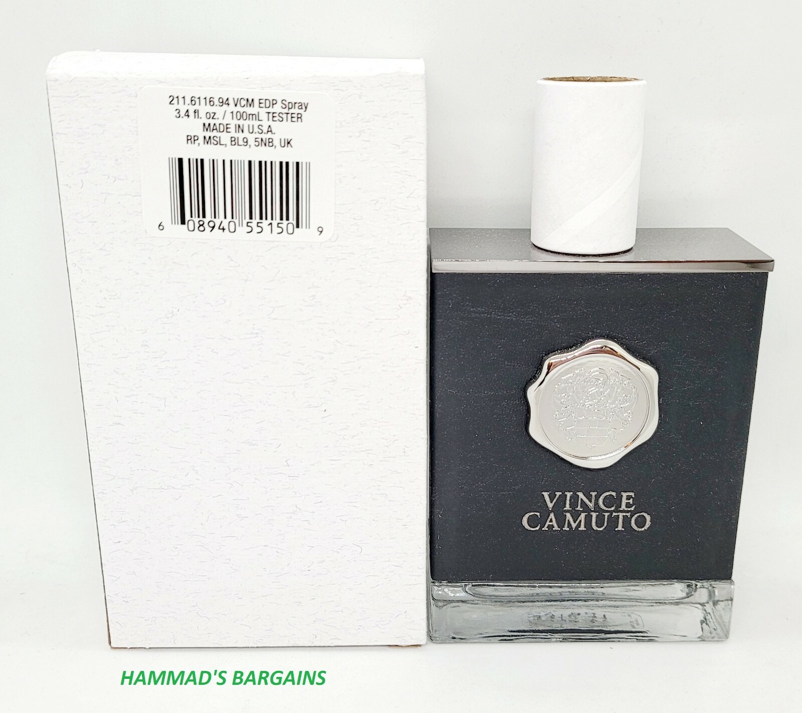 VINCE CAMUTO EDT 3.4 OZ / 100 ML FOR MEN (NEW IN WHITE BOX)