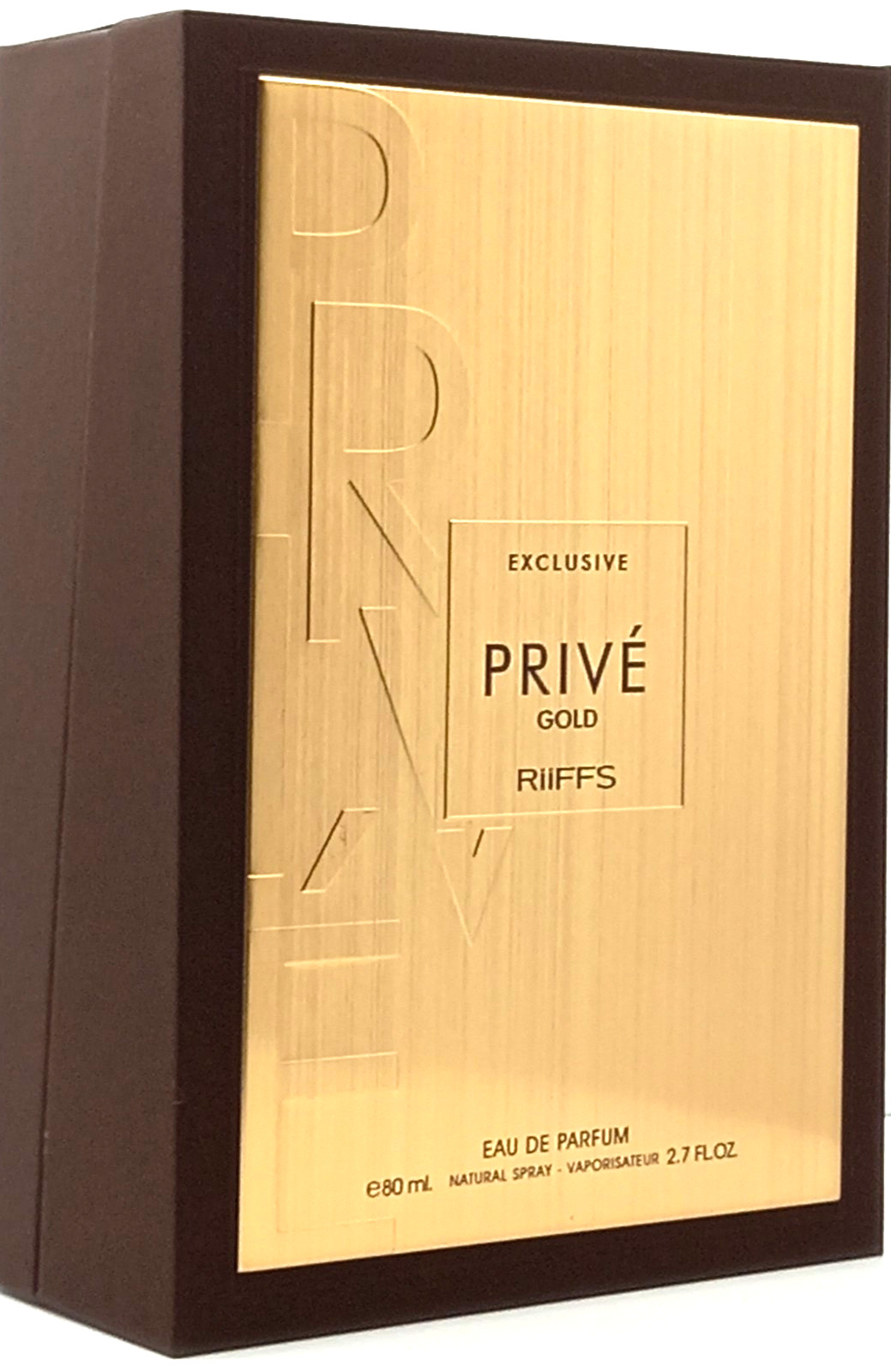 RIIFFS EXCLUSIVE PRIVE GOLD EAU DE PARFUM SPRAY FOR MEN 2.7 Oz / 80 ml BRAND NEW