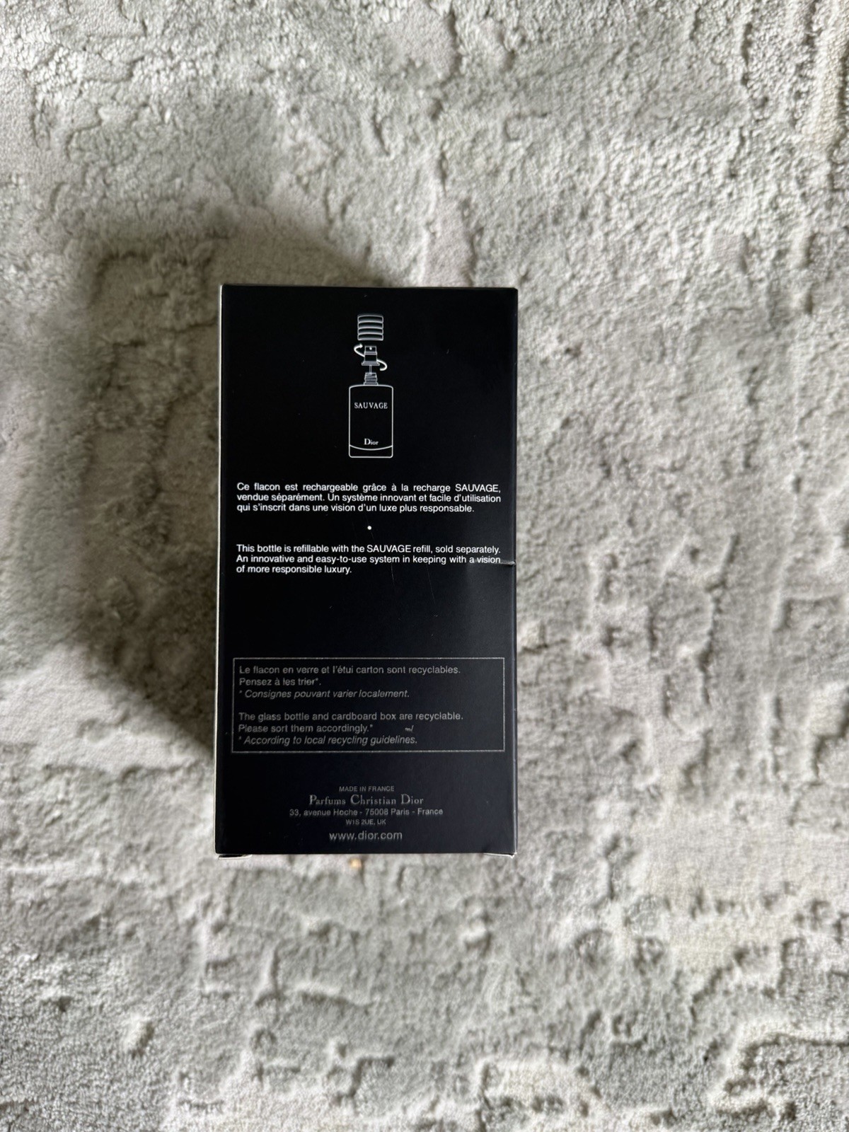 Dior Sauvage Eau de Parfum Natural Spray 100 ml Regular Size Fragrance