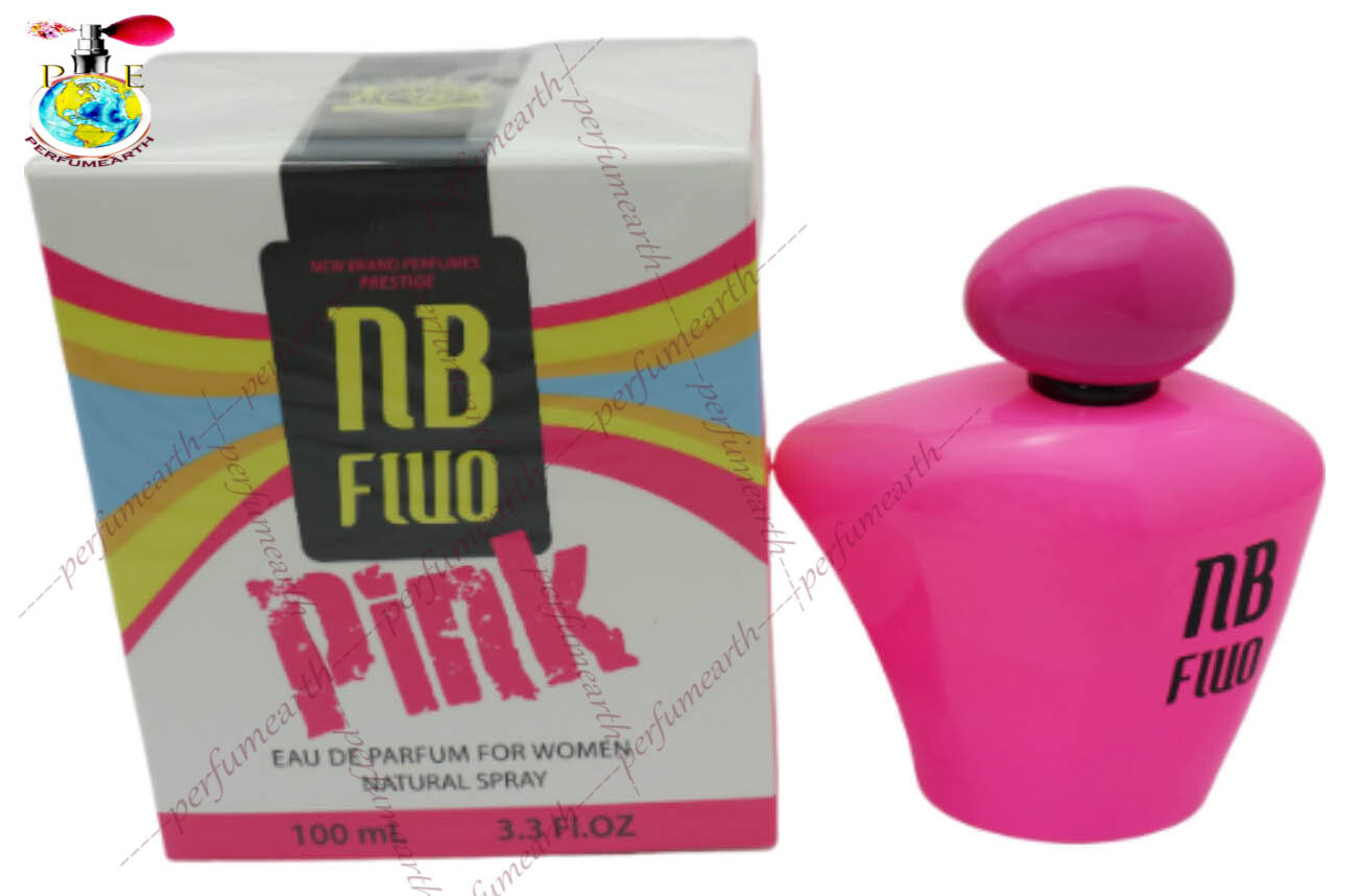 Nb Fluo Pink By New Brand 3.3/3.4oz. Edp Spray For Women New In Box