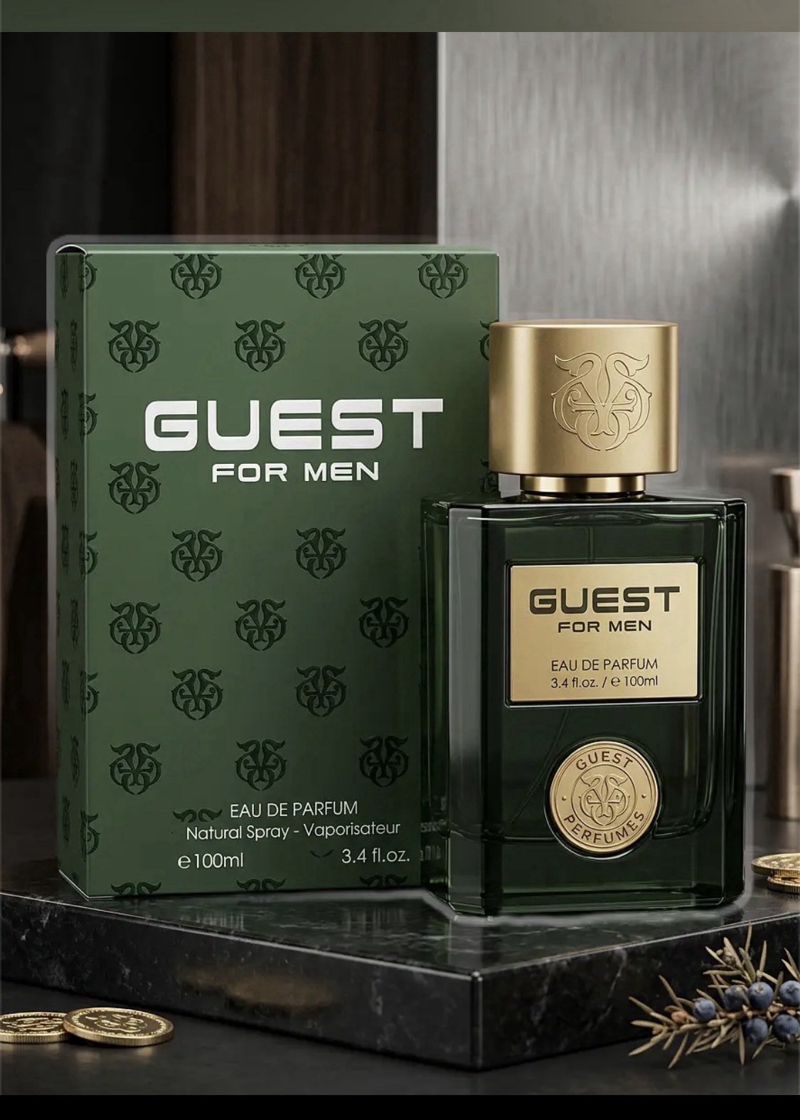 Guest For Men Designer EDT Cologne 3.4 oz by MCH Beauty Fragrances