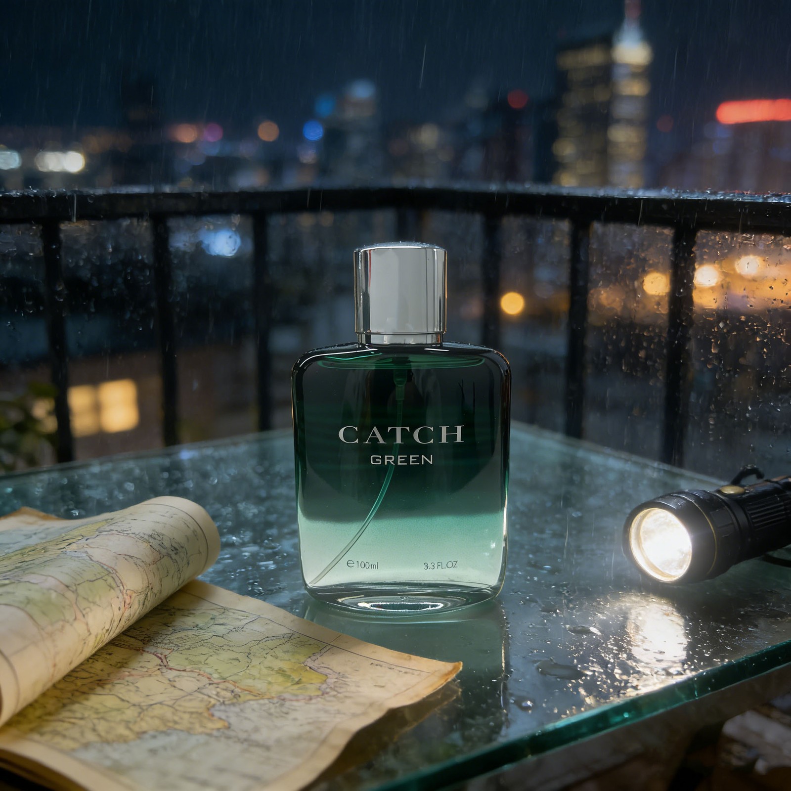 CATCH GREEN Perfume Cologne For Men 3.3fl oz Toilette Spray (By Royal Fragrance)