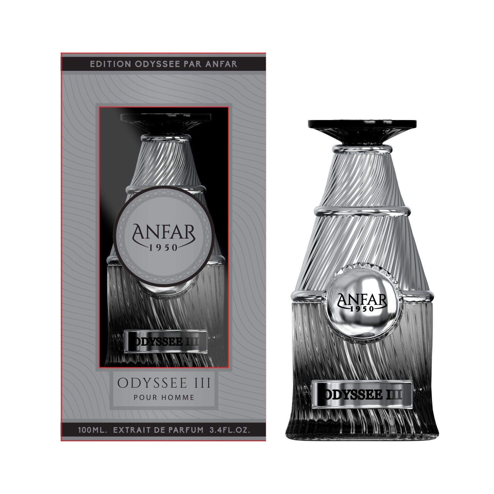 Odyssee III Extrait de Parfum pour homme by Anfar 1950 BNIB 100 ML/ 3.4FL .oz