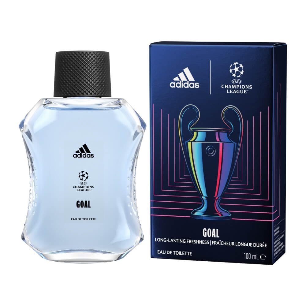 ADIDAS UEFA CHAMPIONS LEAGUE GOAL Cologne for Men 3.4 oz 100 ml EDT Spray