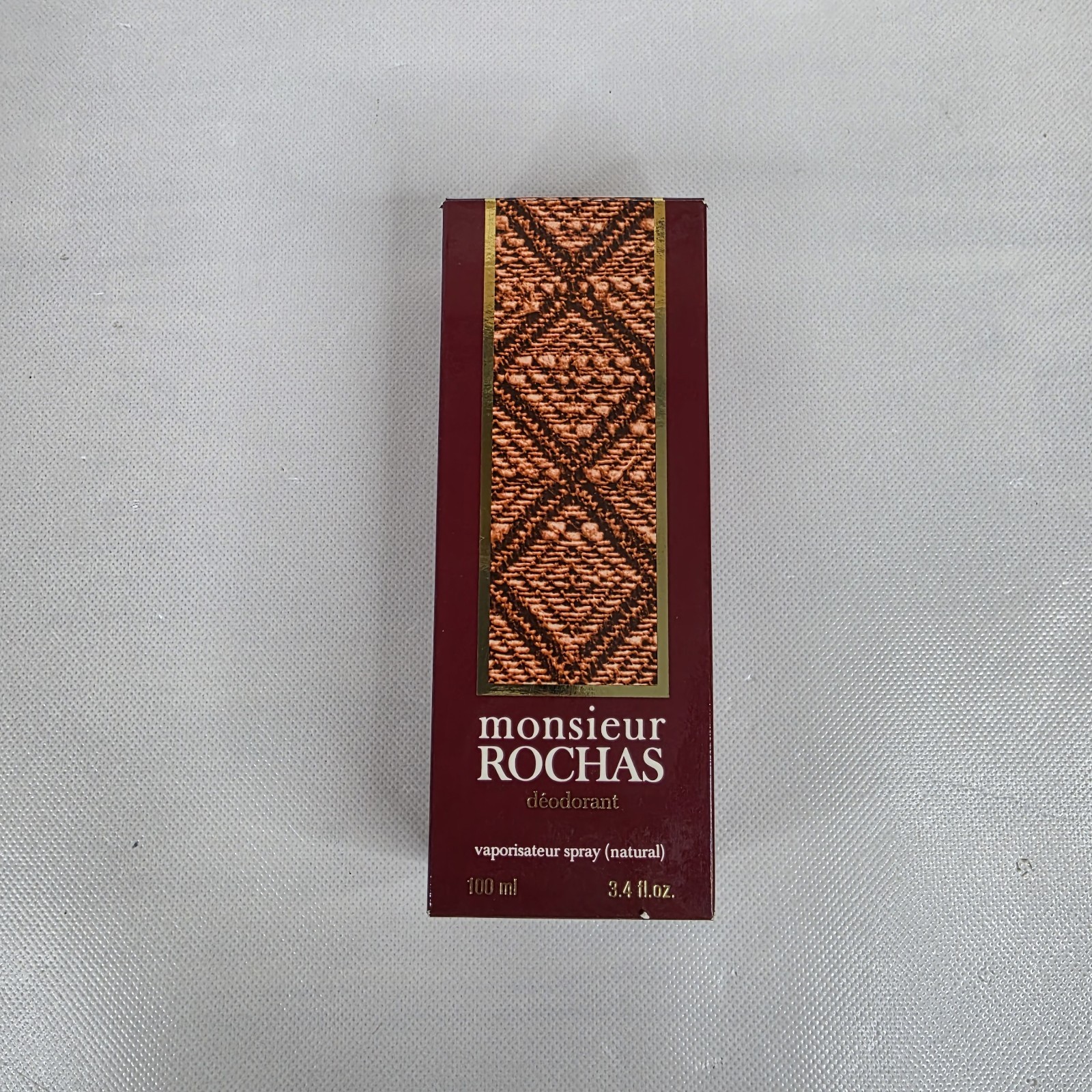 Vintage Monsieur Rochas Men Deodorant 3.4oz/ 100 ml Deodorant Spray *Rare* NTF