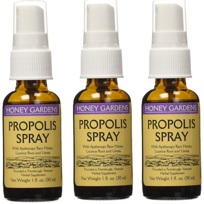 Honey Gardens – Propolis Spray 1 fl.oz/30 mL Each (Pack of 3)