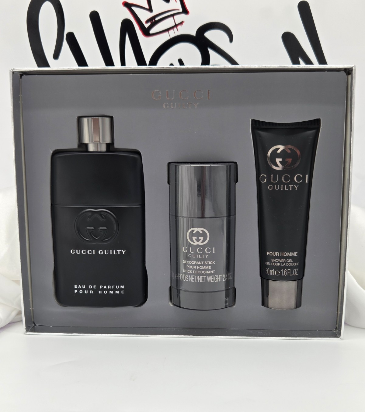 Gucci Guilty Pour Homme Eau de Parfum 3 Piece Cologne Gift Set