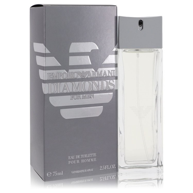 Emporio Armani Diamonds For Men 2.5Oz /75 ML Eau DE Toilette FREE NIB FASTSHIP