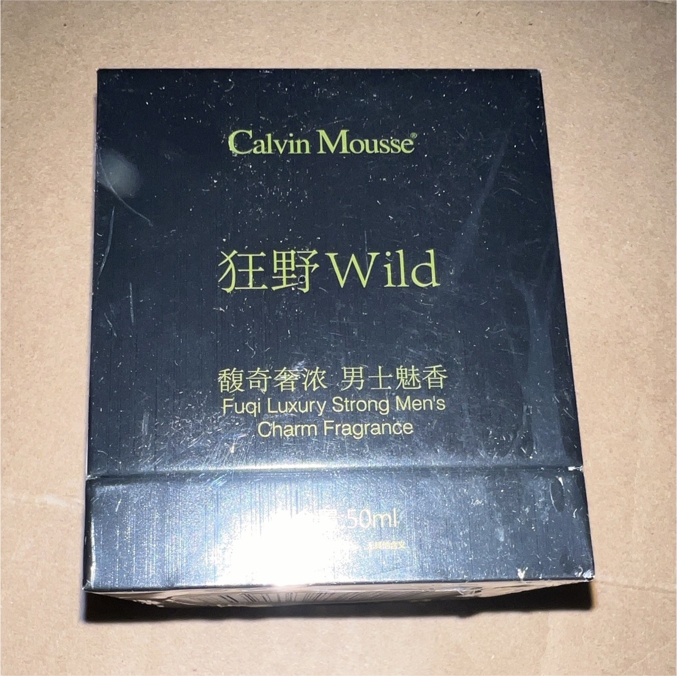 Calvin Mousse Wild Men’s Perfume Spray 50 ml Oriental Woody Lemon Agarwood
