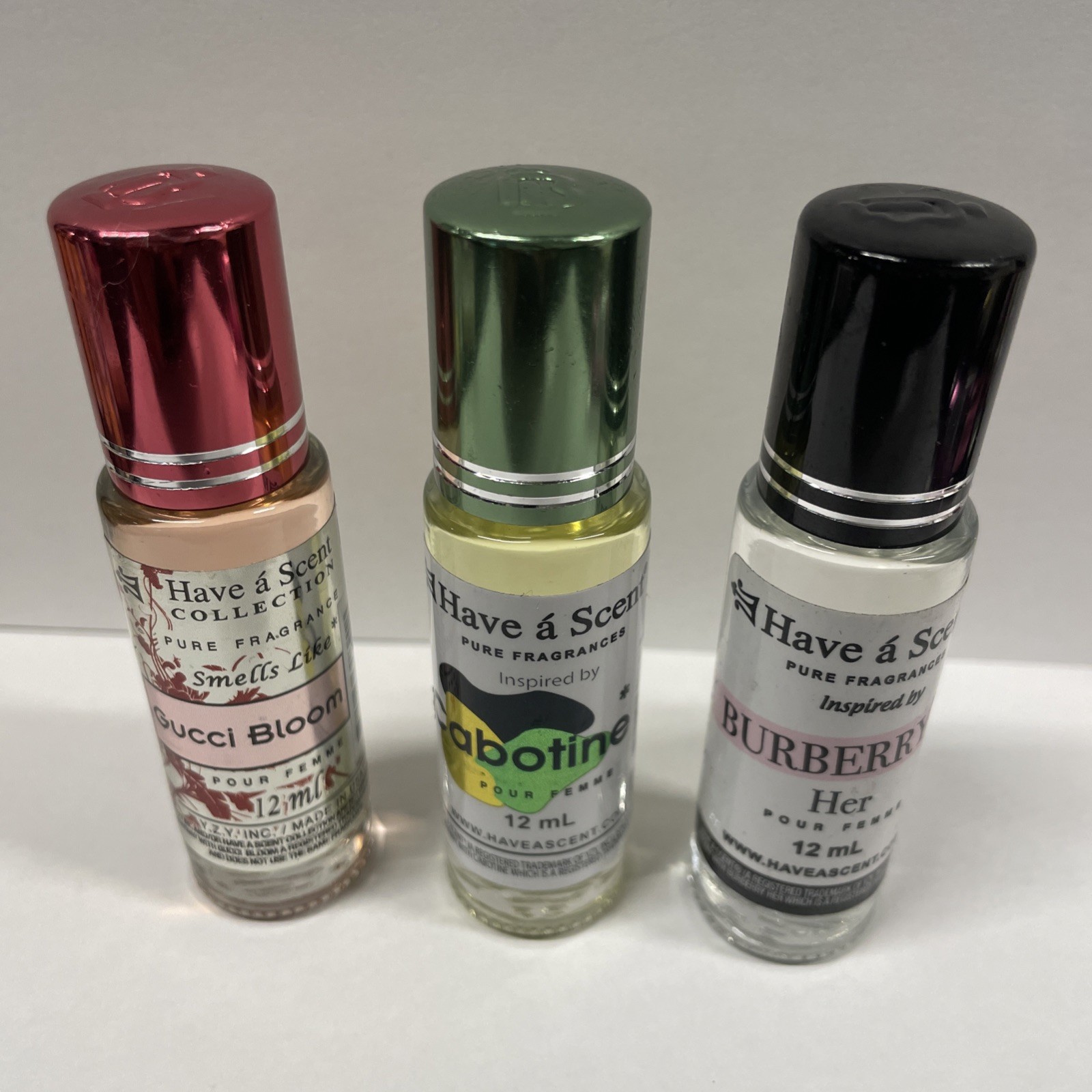 3 pc Women Assorted Roll On Oil 12 ML Limited Time Only