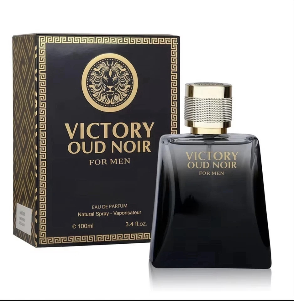 Victory Oud Noir Men’s EDP 3.4oz – Long-Lasting Woody & Spicy Fragrance